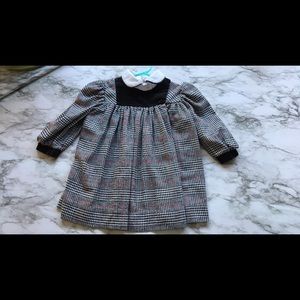 Yves Saint Laurent Tartan Plaid Childs Dress